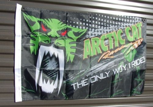 Arctic cat snowmobile banner /flag 2 ft x 3 ft # 661a