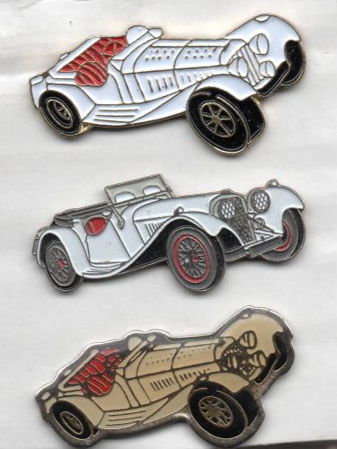 Jaguar ss 100 x 3 lapel pins with clasp (1)