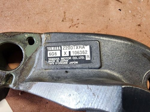 Yamaha bracket, clamp 1, port side, 64e-43111-02-8d, 200hp 2.6l hpdi, 123ep-59