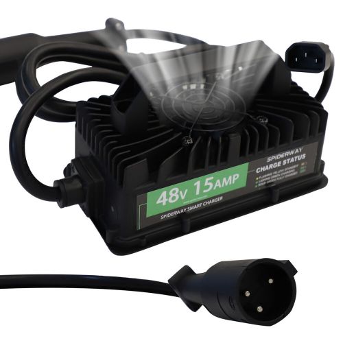 For ezgo club car golf cart 48volt 15amp golf cart battery charger 3 pin round