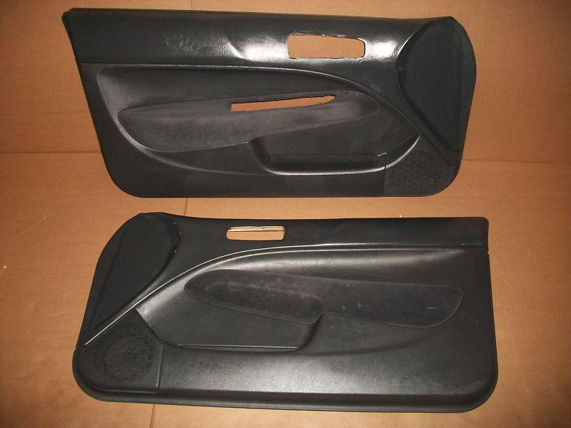 96-00 honda civic ex hx si coupe power door panel dark grey original nice