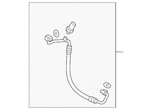 Genuine honda discharge hose 80315-tla-a01