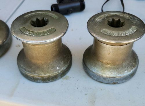 Pair of barlow australia 15 chrome plated winches