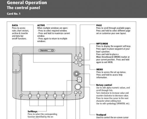 Raymarine e series chartplotter operation manual &amp; installation guide