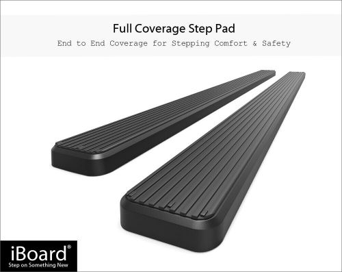 Iboard running boards 4 inches matte black fit 98-05 mercedes-benz ml-class suv