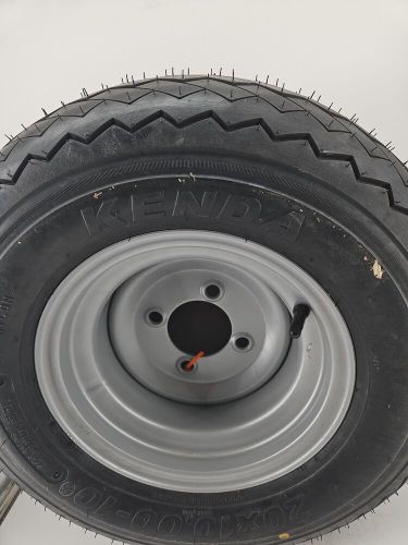 Kenda - k389 - 20 x 10.00-10 hole-n-1 golf tl tire - w/ 4 lug rim - 6 ply