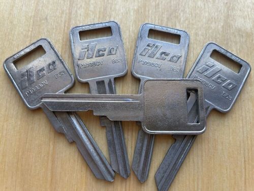 Gm b63 / p1098cv key blanks. lot of five blank ilco keys