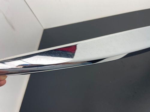 07-13 infiniti g35 g37 g25 sedan rear trunk trim molding chrome no cam oem #2gs