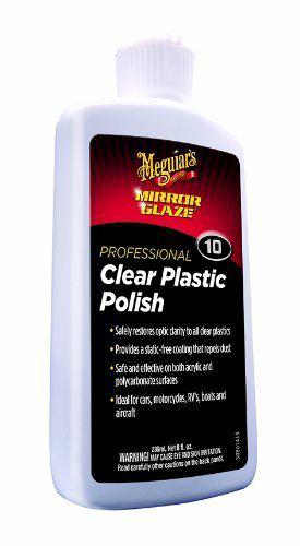 Meguiar's 8 oz mirror glaze clear plastic polish detailing autobody