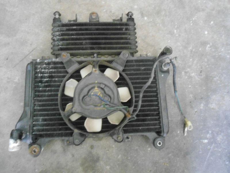 1987 kawasaki ninja zx750 zx 750 radiator & fan oil cooler