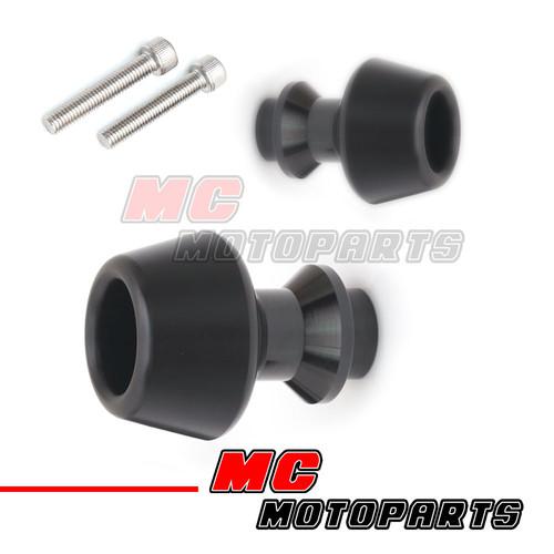 Black protector swingarm spools honda cbr954rr 2002-2003