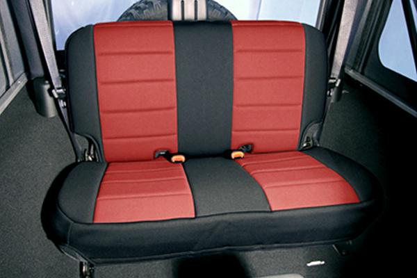 Rugged ridge 13261.53 - 97-02 jeep wrangler rear red neoprene covers