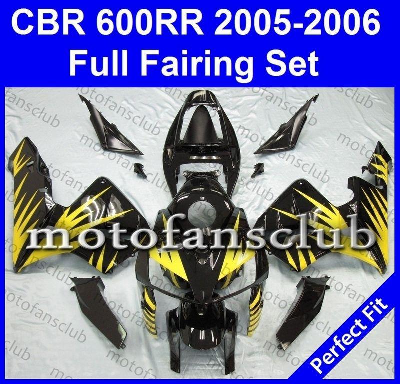 Fit honda cbr600rr 05 06 cbr 600 rr 2005 2006 fairing kit bodywork #63 b