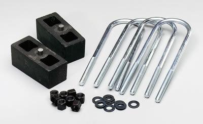 Pro comp rear block w/u-bolt kit 2.5" includes h.d. washers & nuts 22253