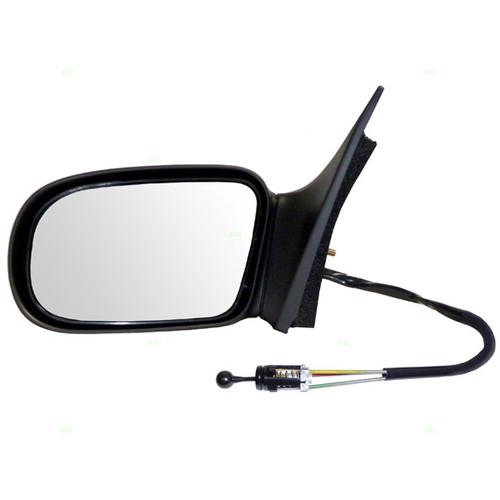 New drivers manual remote side view mirror glass housing 92-98 skylark grand am