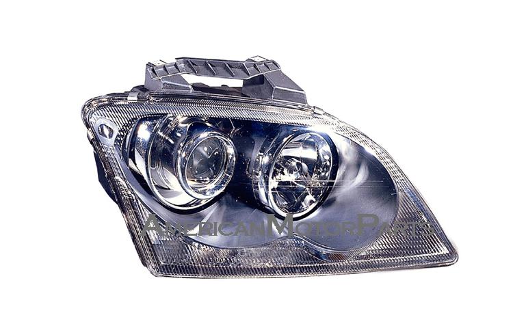 Right passenger side replacement headlight halogen 04-04 chrysler pacifica