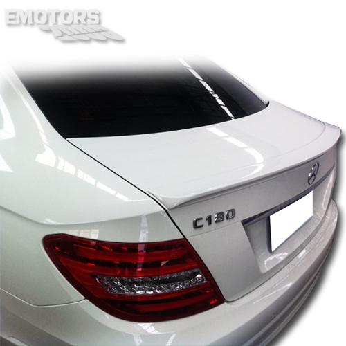 Painted mercedes benz c204 coupe a type boot trunk spoiler c class 11-13 #040 Ω