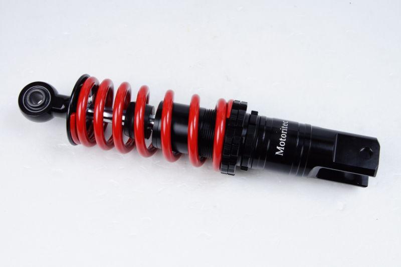 Performance cnc rear shock ( red spring ) for 1e40qmb keeway vmoto cpi, jog