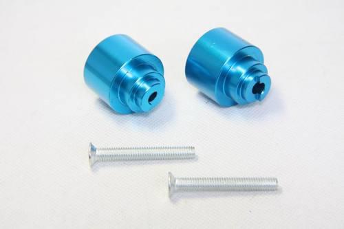 Hand bar ends for honda cbr 600 900 929 954 1000 1100 rr f4i f4 1986-2012 blue