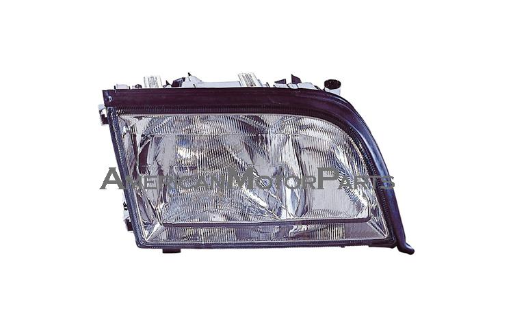 Driver replacement headlight w/o corner lamp 95-99 mercedes benz s class