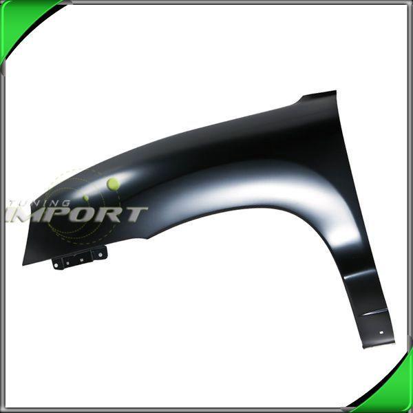 Left front fender primed black steel replacement fits 2001-2006 hyundai santa fe