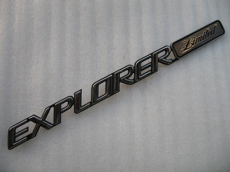 1996 1997 ford explorer limited rear trunk gate lid emblem logo decal 95 96 97