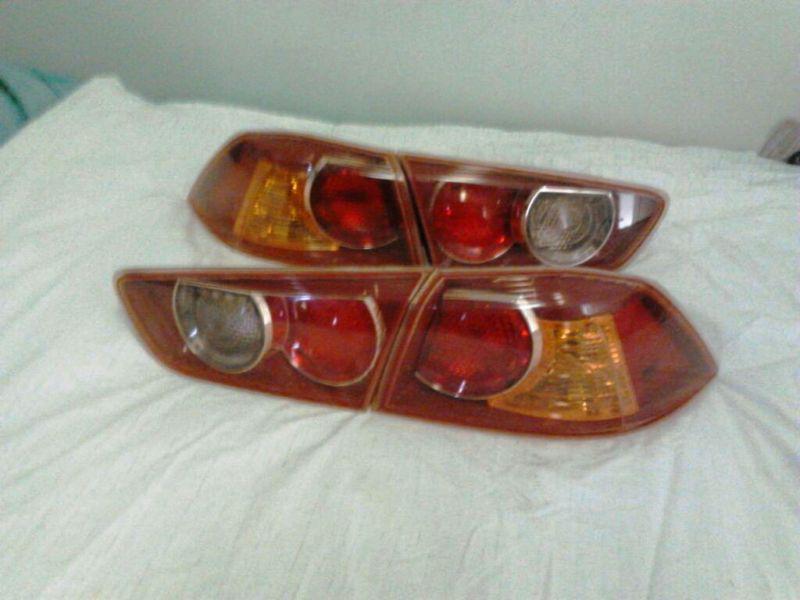  mitsubishi lancer 2008-2010 evolution x gsr oem rear tail lights cz4a evox