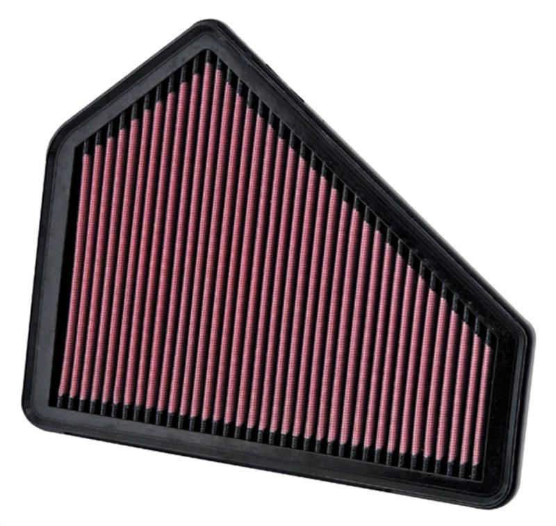 K&n filters 33-2411 - air filter; unique; h-1 in.; l-11.5 in.; w-9 3/8 in.