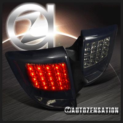 00-05 toyota celica glossy black led smoke tail brake stop lights