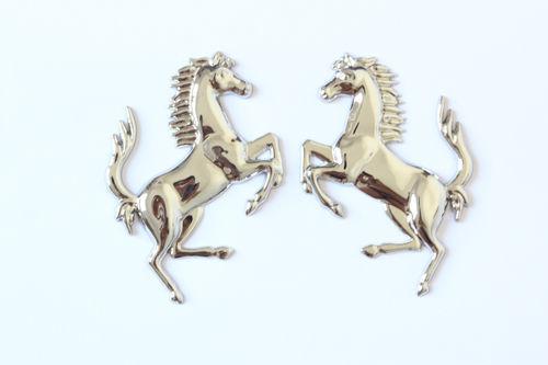 Ferrari horse metal emblem rear adhesive car 3d logo badge decal comics sticker