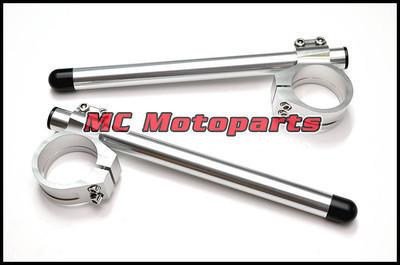 Silver handlebar clip on ducati 748 916 996 998 749 999