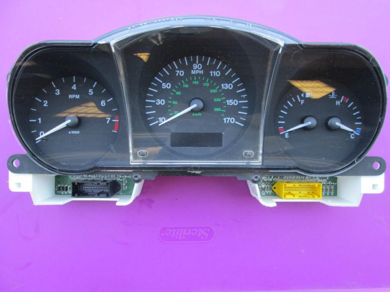 Jaguar xj8 xj8l vanden plas cluster speedometer lje4300ab 1998-99-00-01-02-03