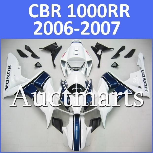 Fit honda 06 07 cbr1000rr cbr 1000 rr 2006 2007 fairing kit abs plastics e49 d10