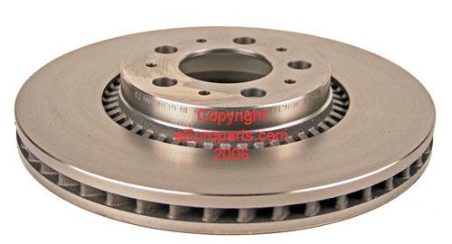 New zimmermann disc brake rotor - front volvo oe 31262707