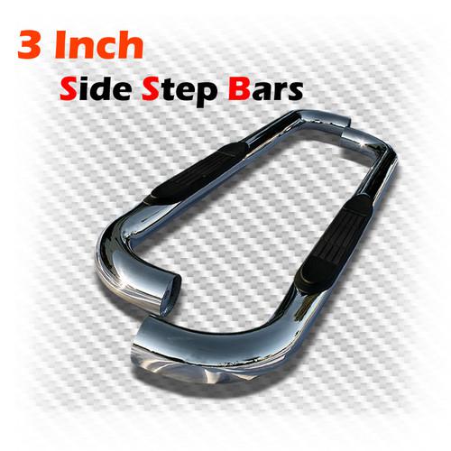 97-06 jeep wrangler suv stainless steel 3" side step nerf bars running board