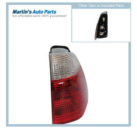 Bm2801118 clear red lens new tail light lamp right hand rh passenger side