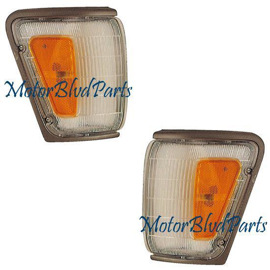 89-91 toyota pickup 4wd corner lights lamps left+right