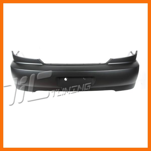 Rear bumper facial cover primered plastic fits 02-04 kia spectra 4dr sedan 1.8l