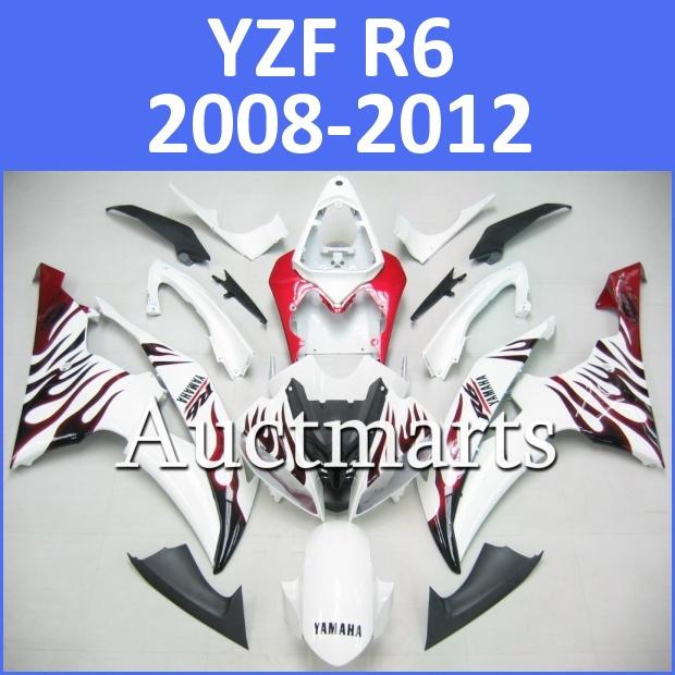 Fit yamaha yzf r6 08 09 10 11 12 yzfr6 2008 2009 2010 2011 2012 fairing i6 d03