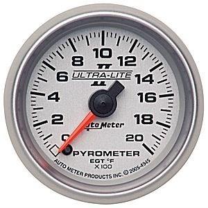 Autometer 2-1/16in. pyrometer kit; 0-2000 f; fse