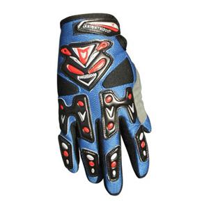 Dirtbike motorcycle atv mx racing gloves a6 blue size l