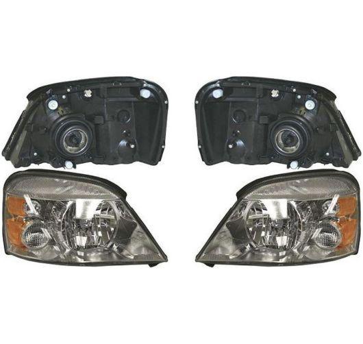 04-07 ford freestar mercury monterey headlights headlamps left & right pair set