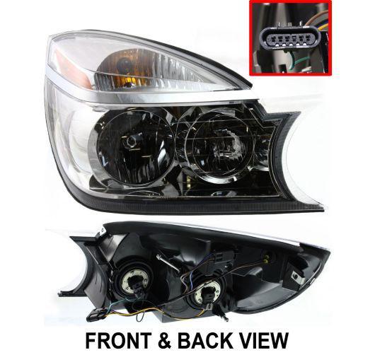 New passengers headlight headlamp lens housing assembly sae dot buick rendezvous