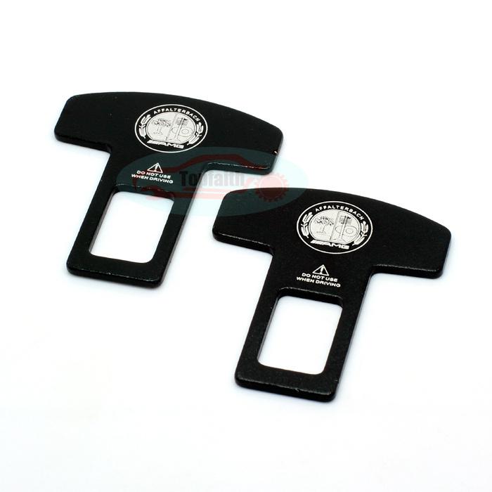 2x safety seat belt buckle alarm clasp stopper eliminator for affalterbach amg