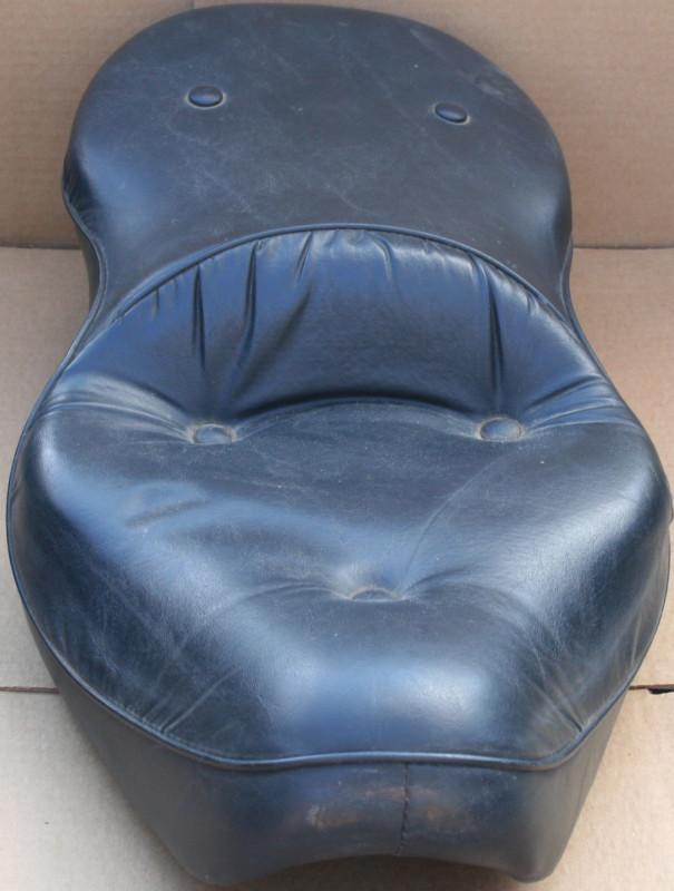 Used vintage sportster pillow style black seat 