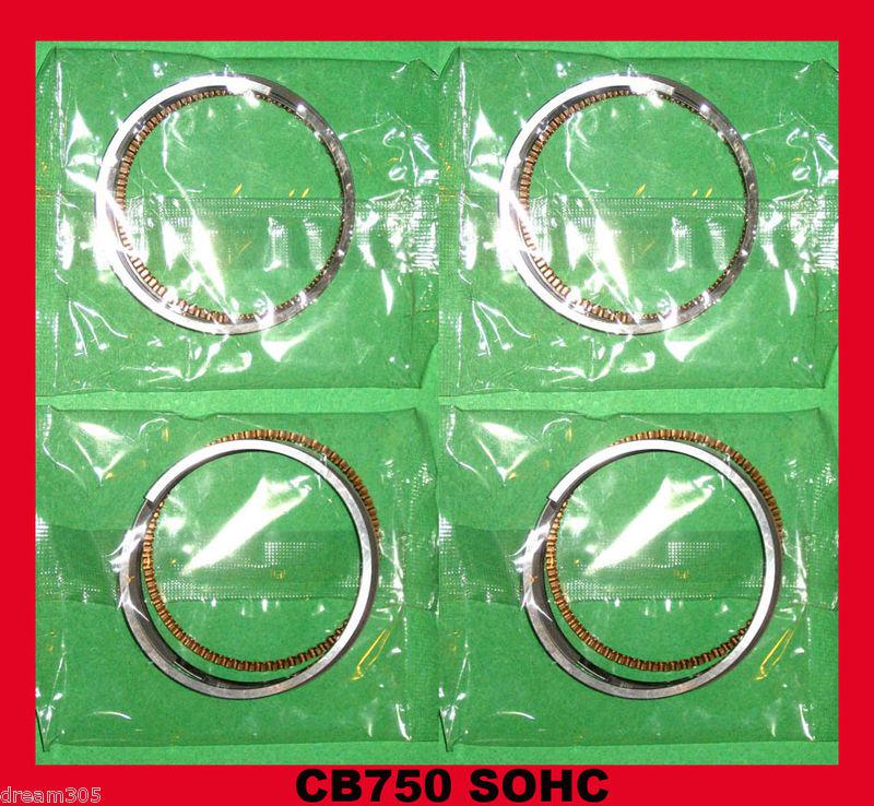 Honda cb750 piston rings x 4 sets!!  sohc - std. 1971 1972 1973 1974 1975 1976 