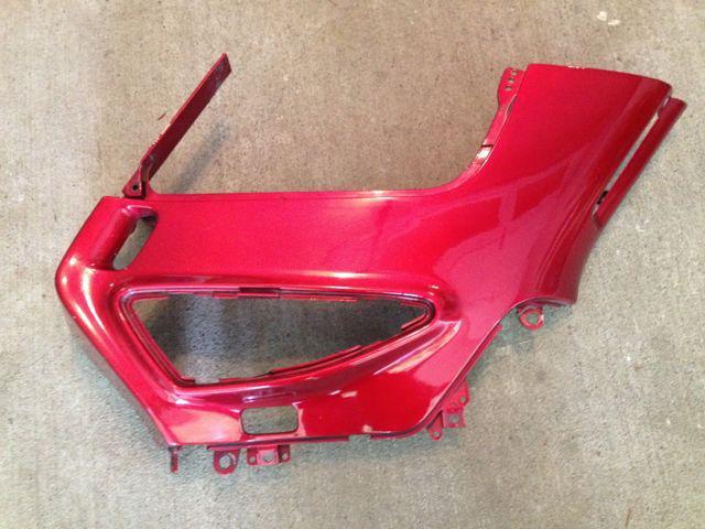 Honda st1100 left middle fairing - candy glory red