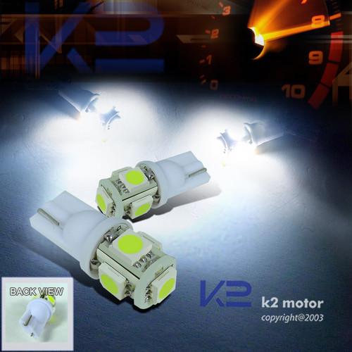 Evo lancer eclipse 2x 5-smd led wedge light bulbs lamps t10 194 168 w5w 2825