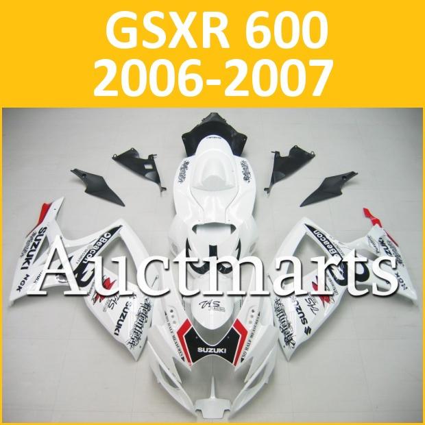 Fit suzuki gsxr 750 gsxr 600 06 07 gsx-r 2006 2007 fairing bodywork k6 g60 b02