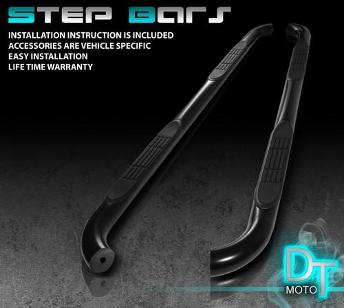 98-03 dodge durango 3" black side step nerf bar running board w/ bracket /screws